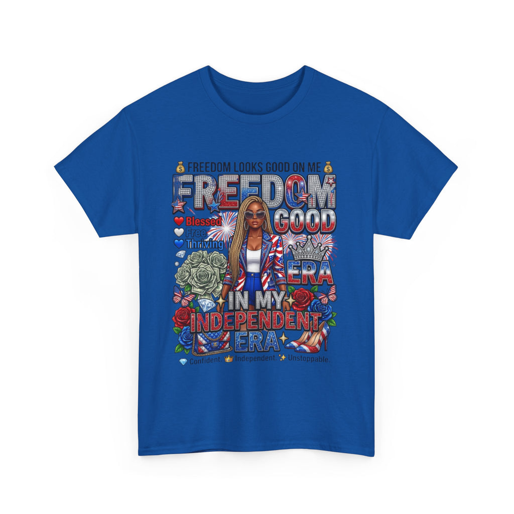 Freedom Looks Good On Me Independence Day T-Shirt