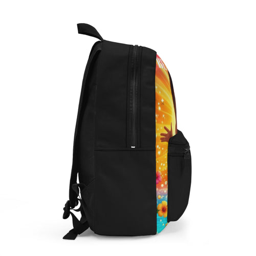 Beach Boy Kids Backpack — Sunny Cartoon Swim Design