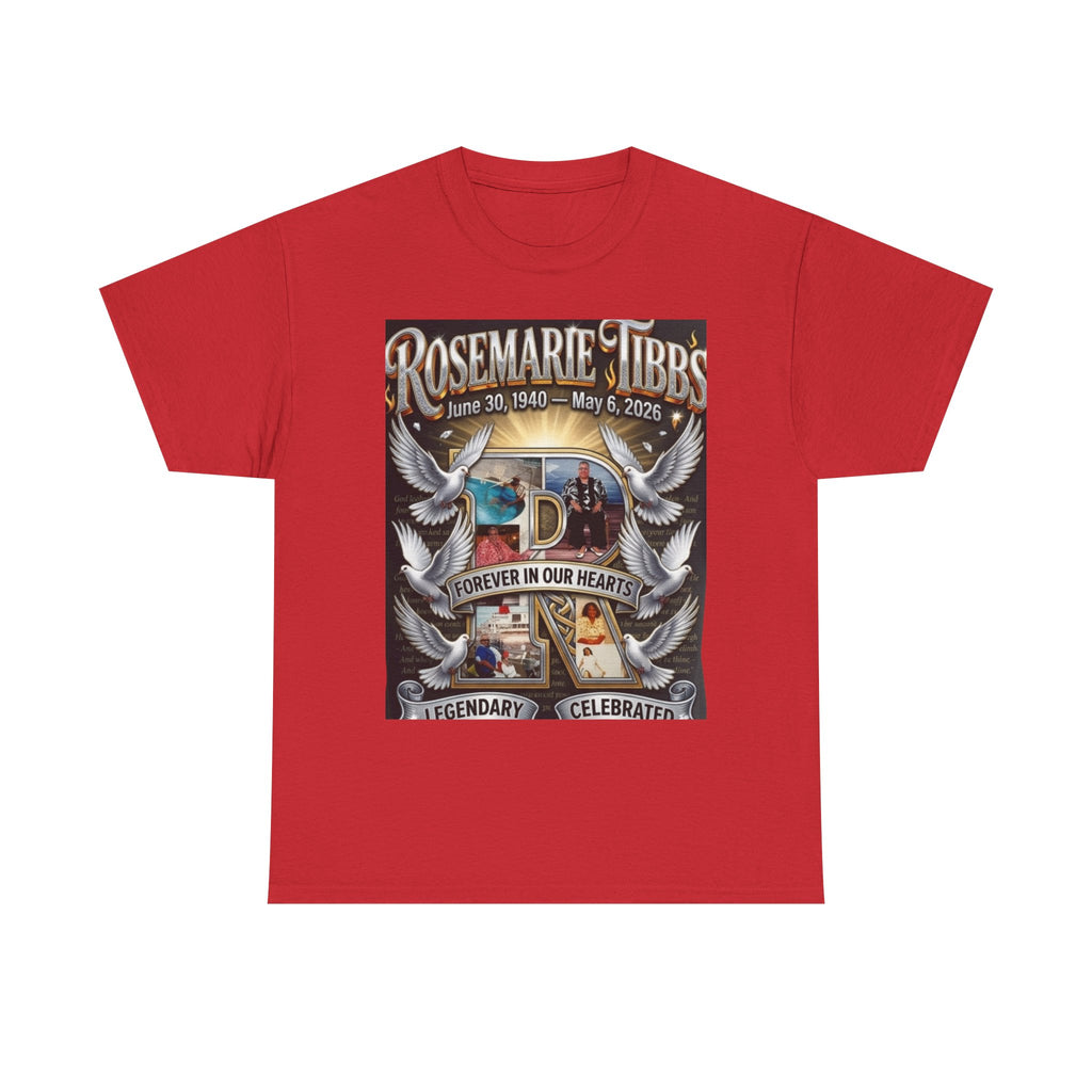 Rosemare Tibbs Memorial T‑Shirt — Forever In Our Hearts Tribute Tee