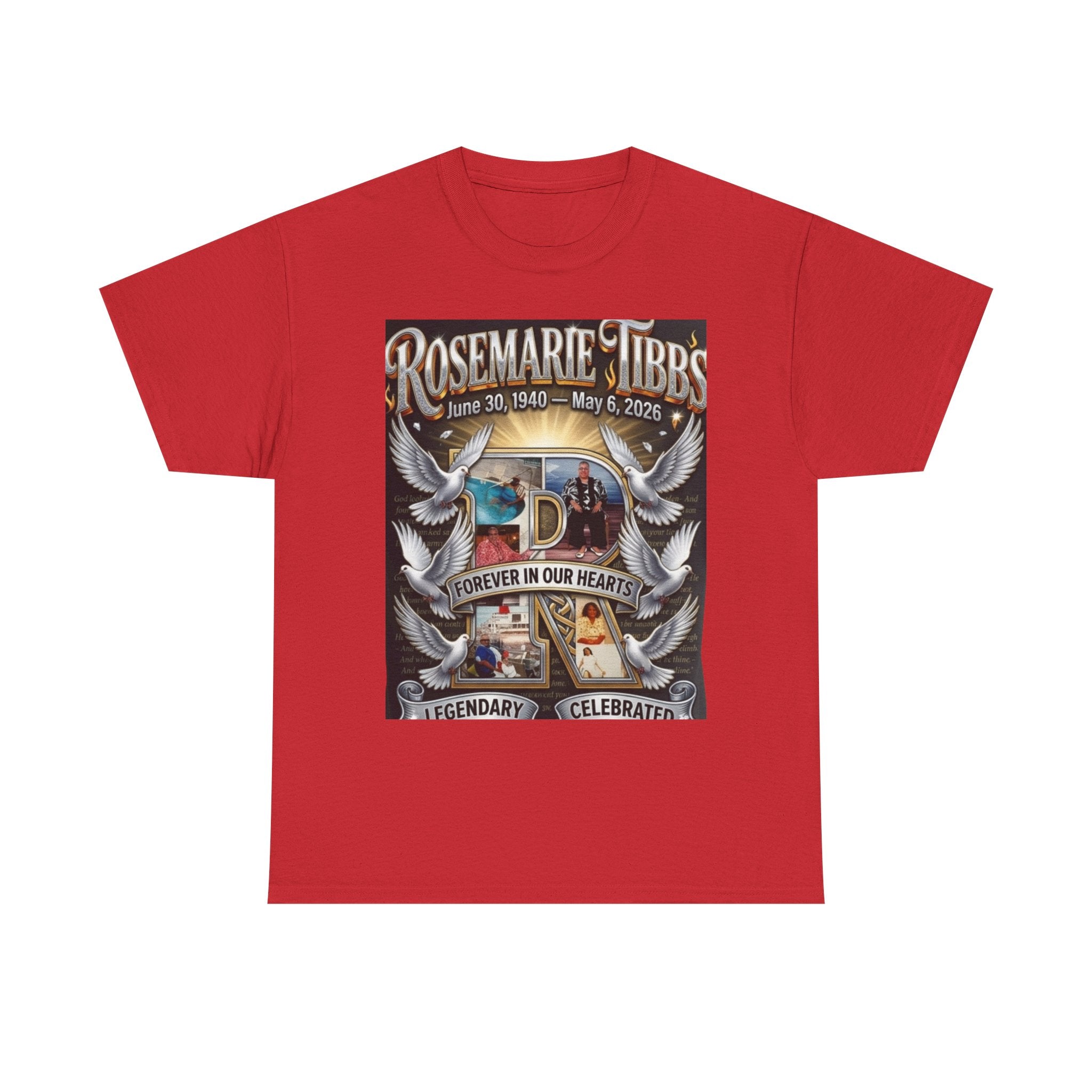 Rosemare Tibbs Memorial T‑Shirt — Forever In Our Hearts Tribute Tee