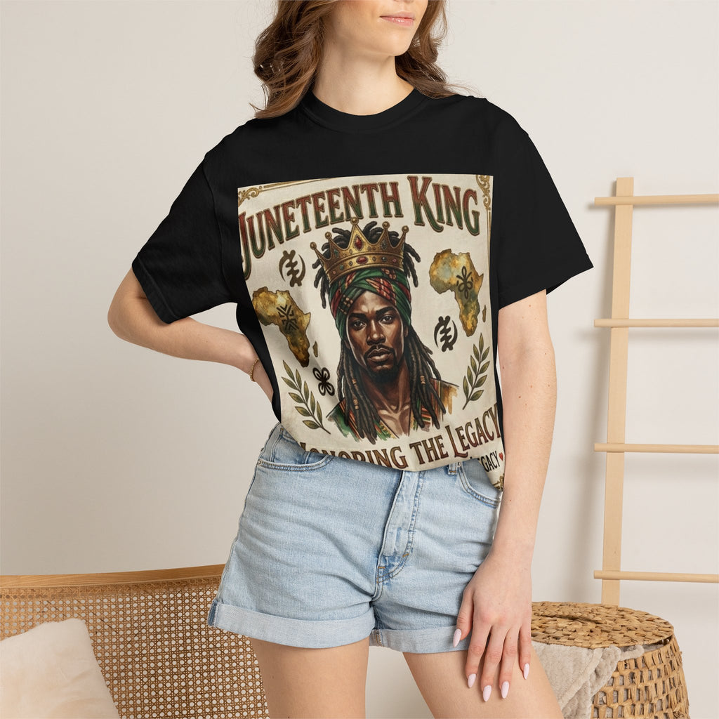 Juneteenth King T-Shirt — Honoring the Legacy: Freedom • Strength • Legacy