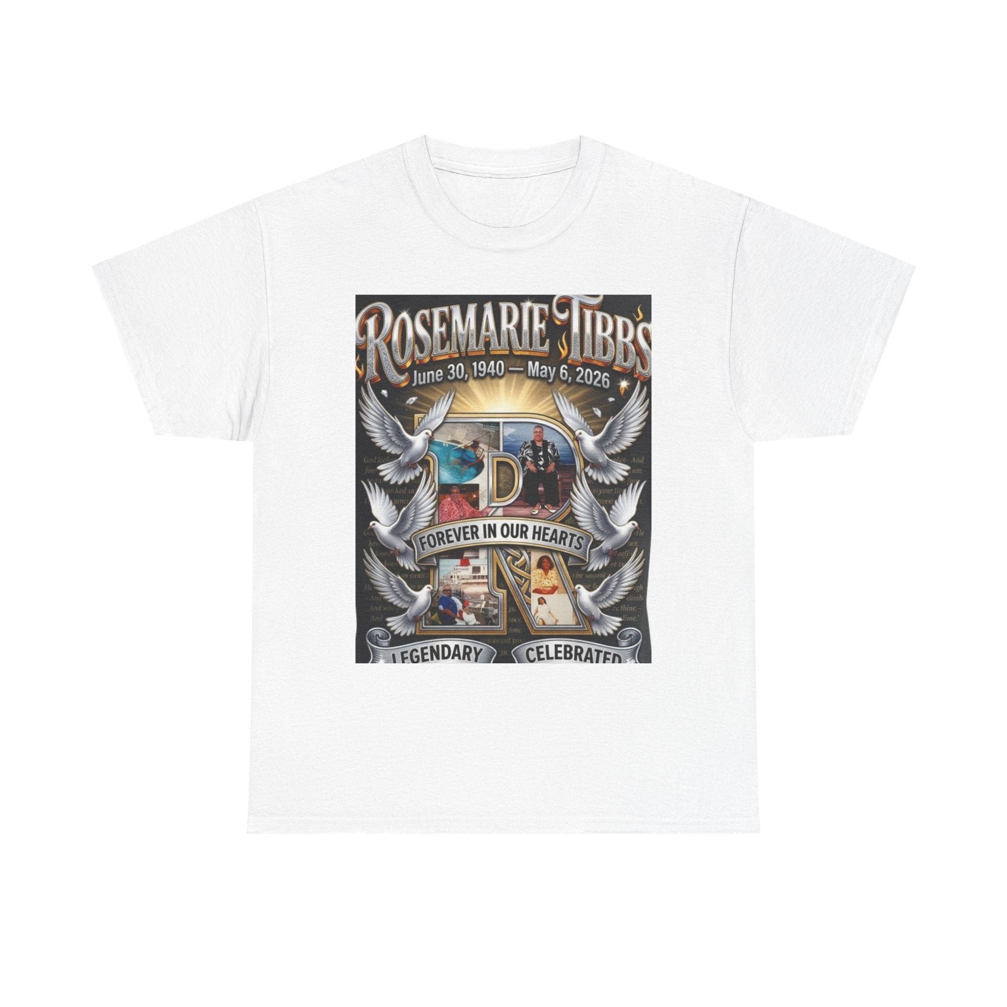 Rosemare Tibbs Memorial T‑Shirt — Forever In Our Hearts Tribute Tee