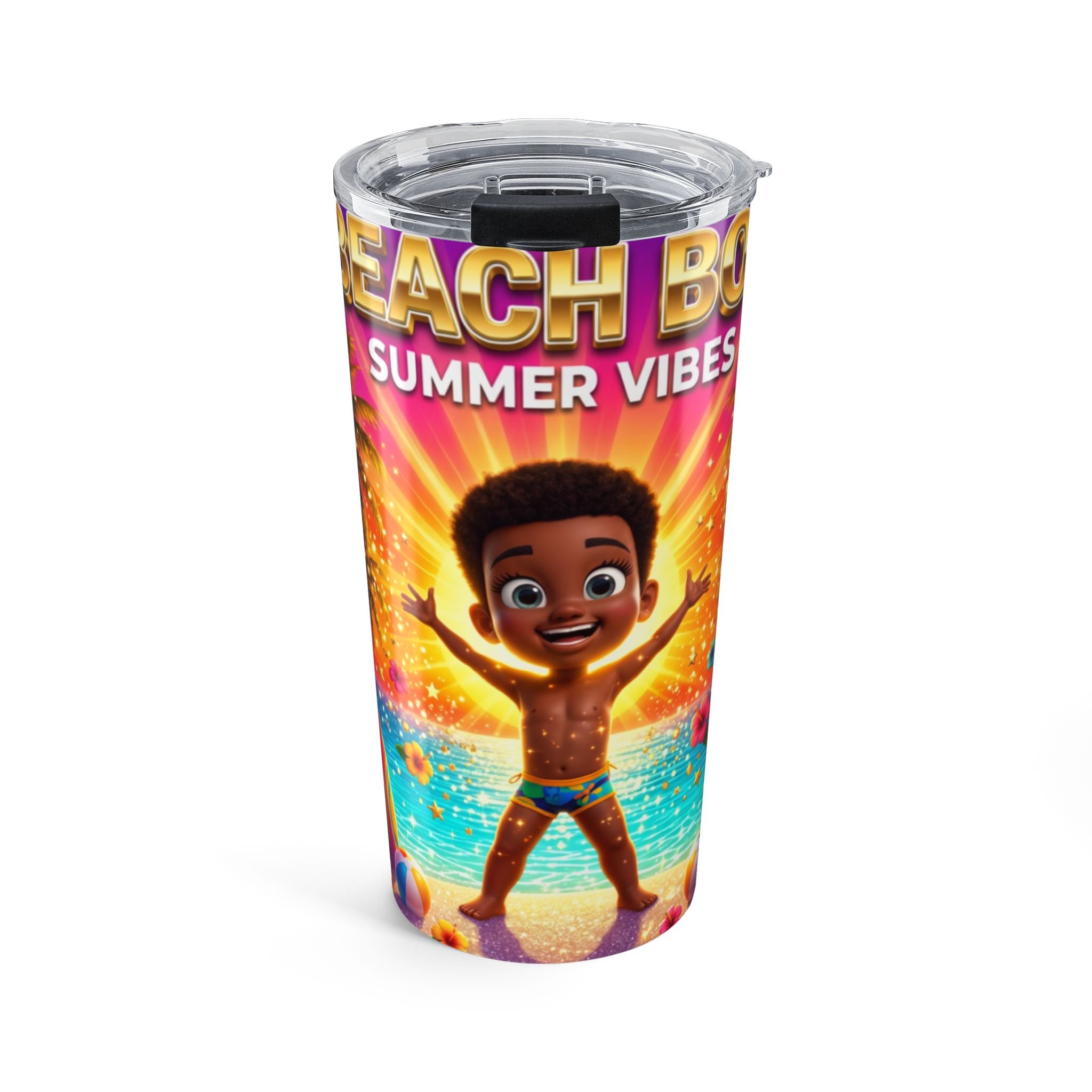 Beach Boy 20oz Tumbler – Summer Vibes Insulated Travel Cup