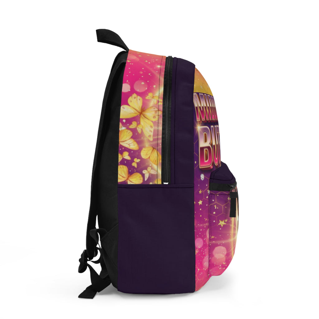 Middle School Butterfly Backpack — Cute Back-to-School Kids Bag