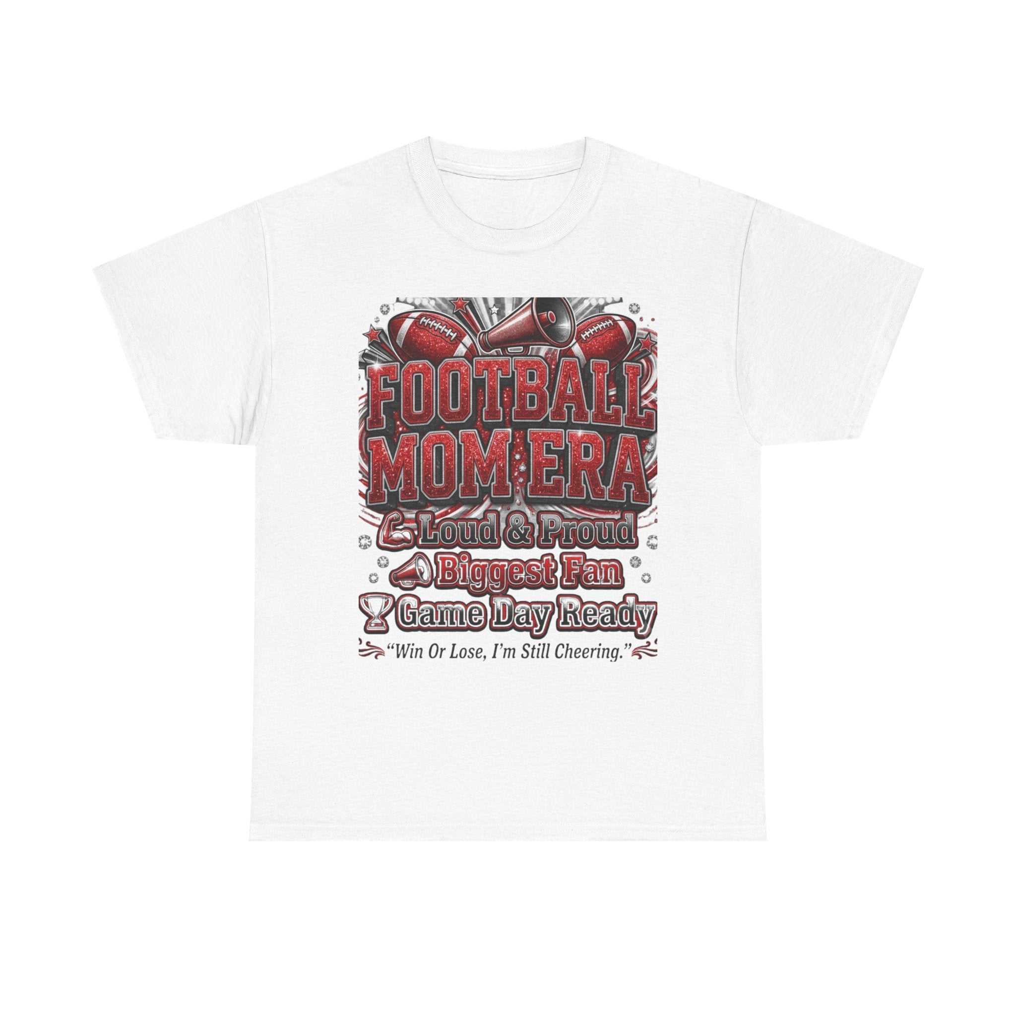 Football Mom Era T‑Shirt — Proud Mom, Biggest Fan, Game Day Ready Tee