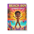 Beach Boy Summer Vibes Softcover Journal — Kids' Tropical Beach Diary