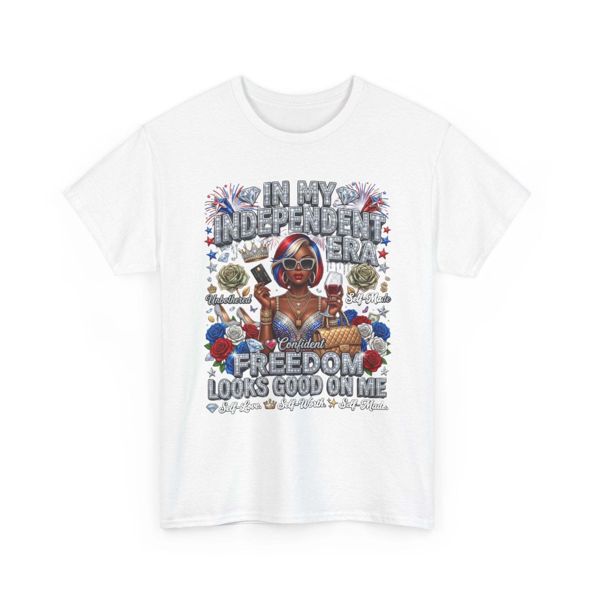 Independence Day Tee — "In My Independent Bag, Freedom Looks Good On Me" Patriotic 4th of July Shirt