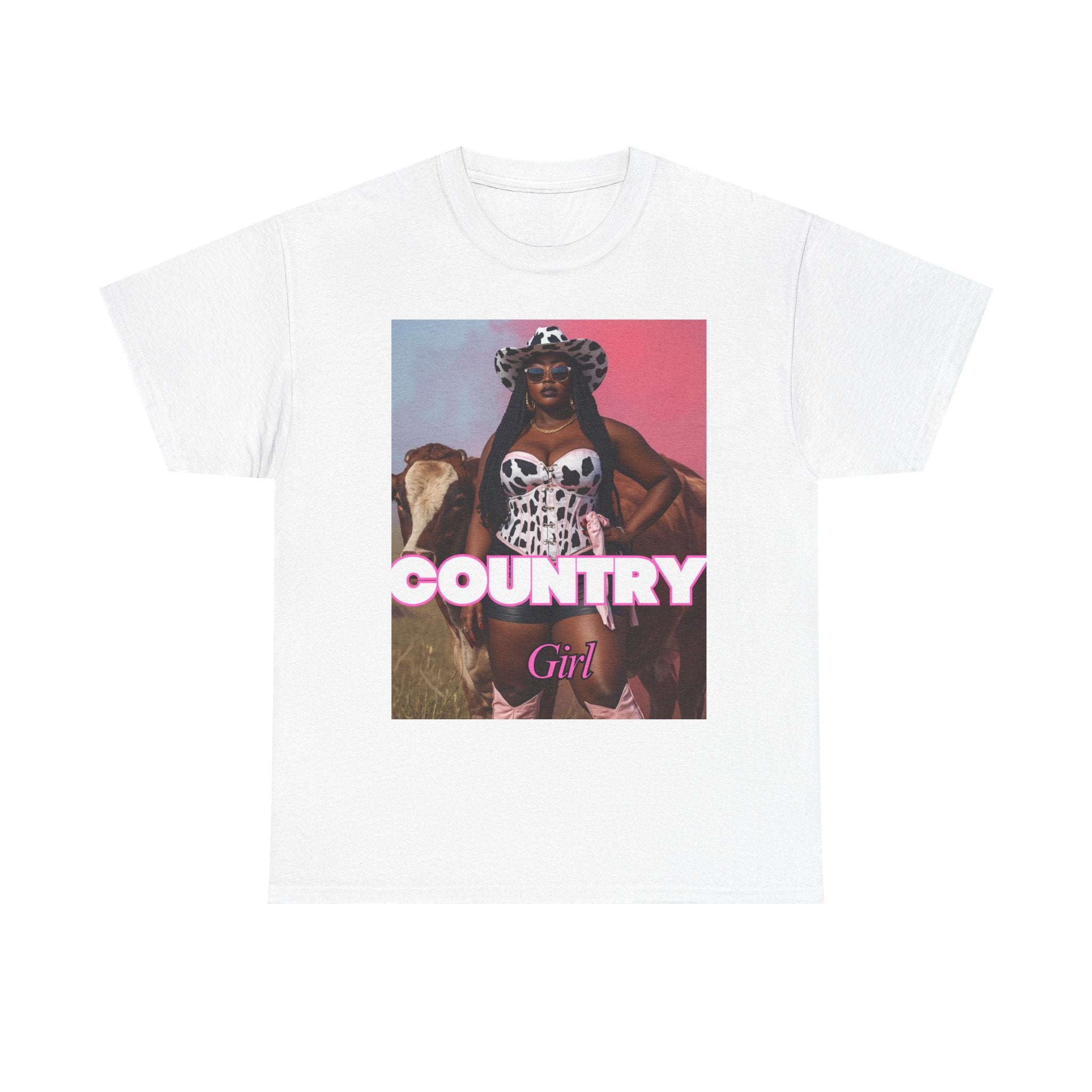 Country Girl Tee — Vintage Cowgirl Graphic T-Shirt