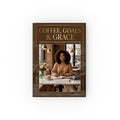 Hardback Journal — “Coffee, Goals & Grace” Guided Planner for Busy Black Women | Daily Gratitude, Goal-Setting & Reflection