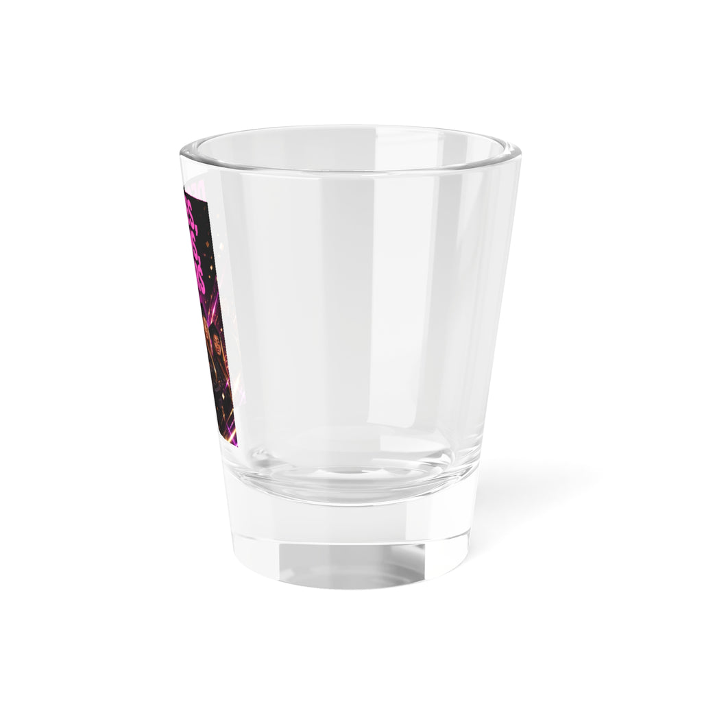 Degrees Dreams Dollars Shot Glass — Motivational Graduation Party Favor