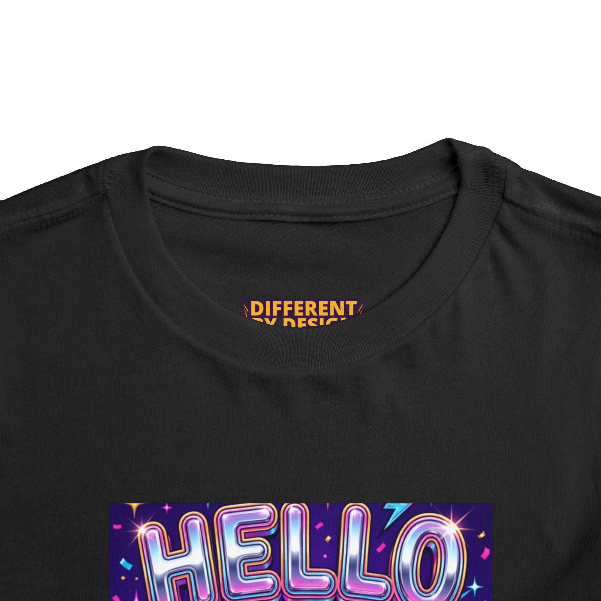 Hello Pre-K Toddler Tee - Bright Pencil Back to School Shirt