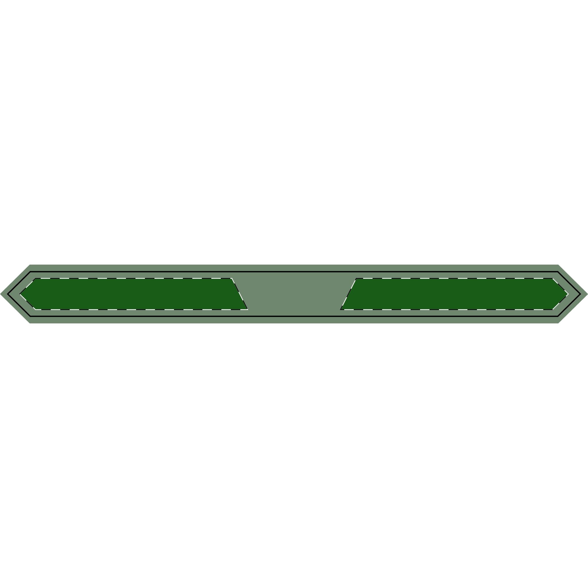 Graduation Stole — Custom Satin-Poly Green Commencement Stole
