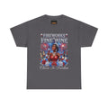 Fireworks & Fine Wine Tee — Cheers to Freedom 4th of July Patriotic Shirt