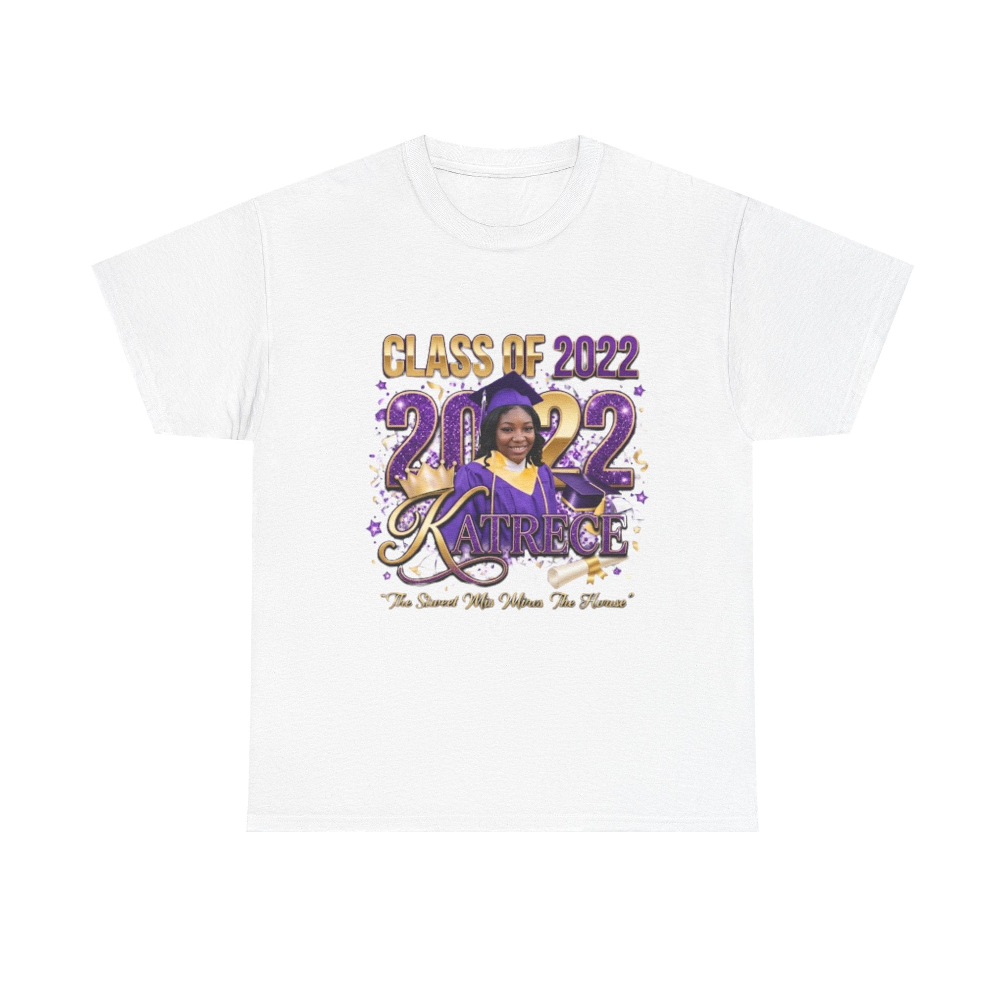 Class of 2022 Personalized Graduation Tee — Custom Name Photo Senior Shirt