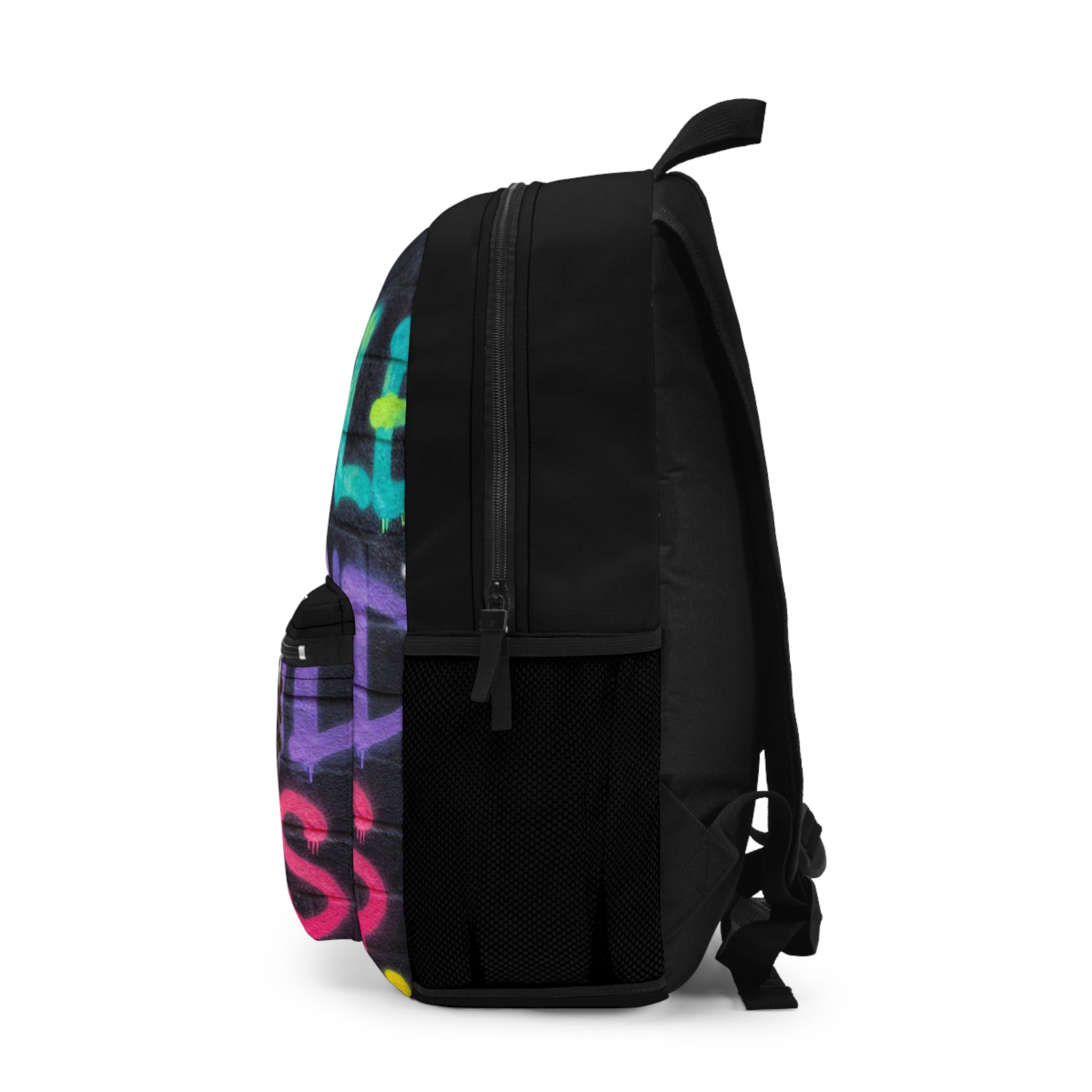 Hustle Like a Boss Kids Backpack — Personalized Street Art Cartoon Backpack