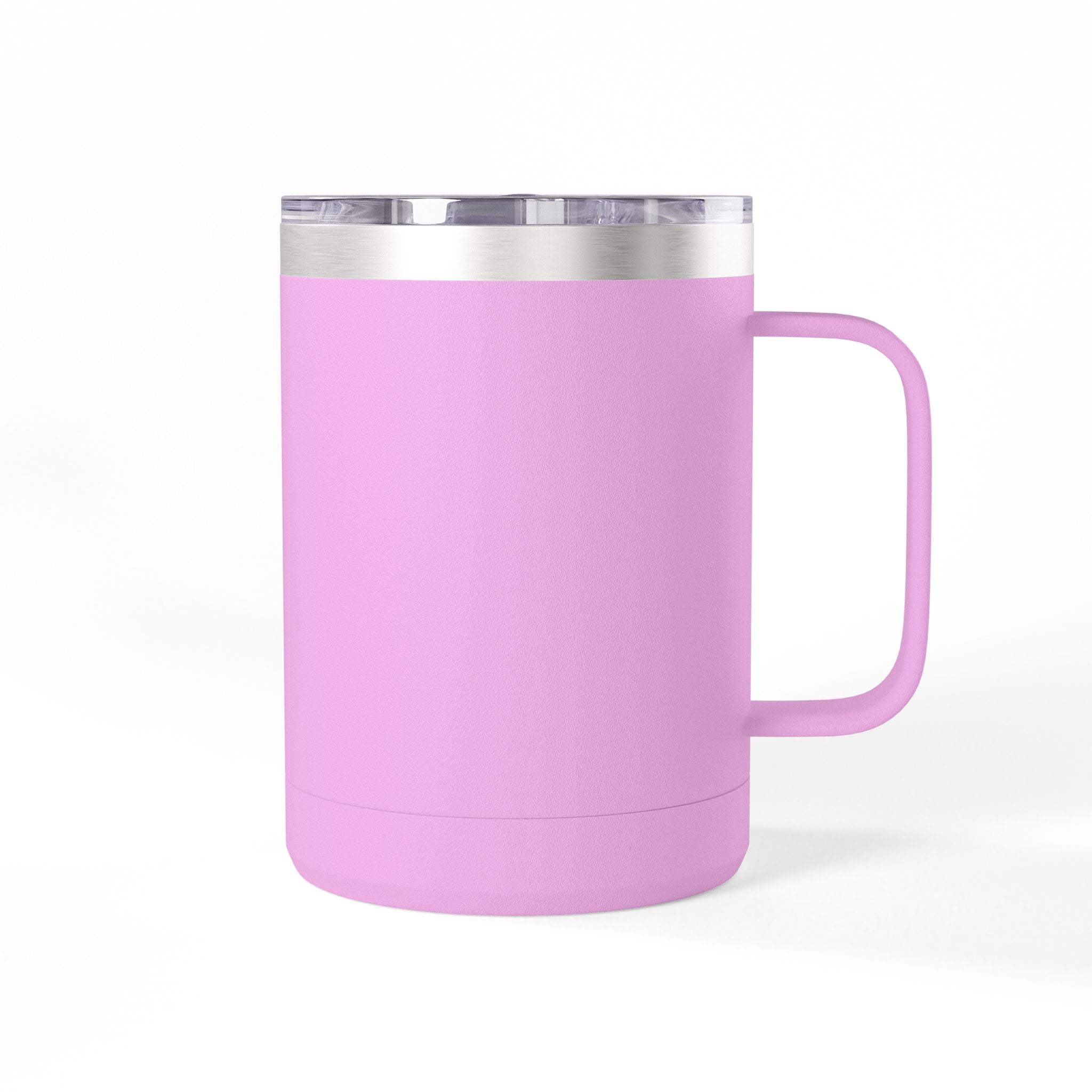 15oz Travel Mug Tumbler – “Bun Hope on Riding Vibes” Pink Butterfly Coffee Mug