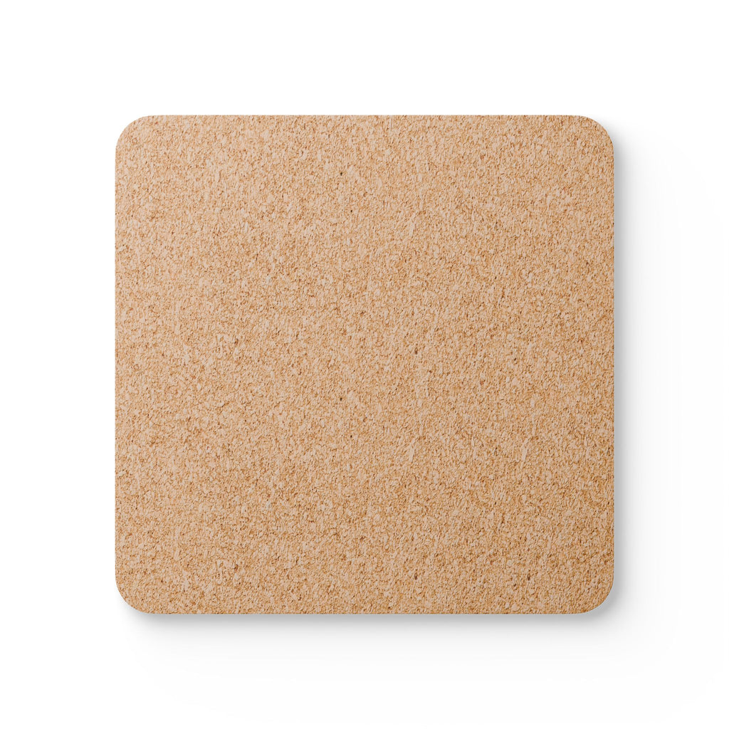 Glam Queen Cork Coaster Set — Fashion Jewelry Glitter Design (4-Pack)