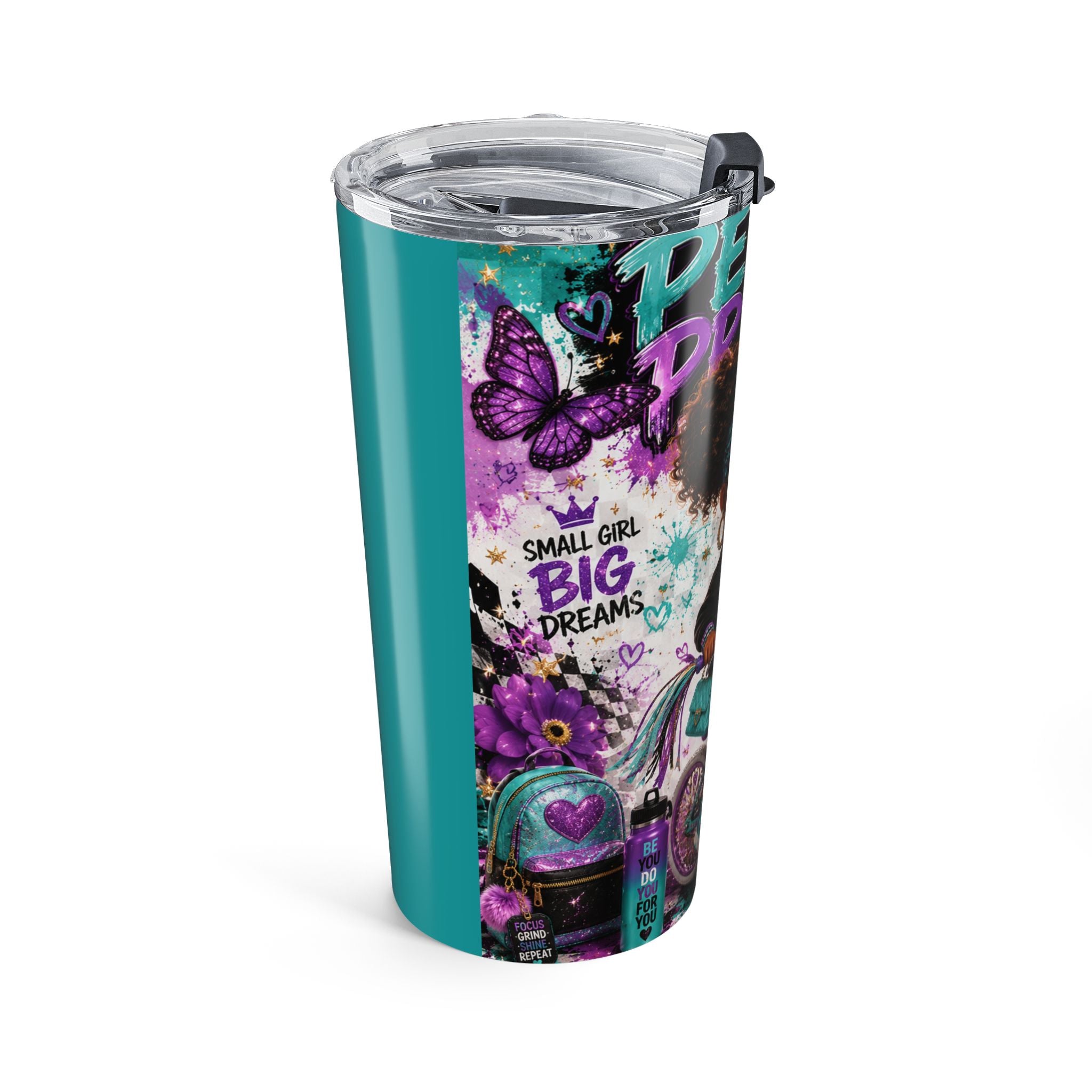 20oz 'Pedal Princess' Insulated Tumbler – Ride Like a Girl Girls' Bike Travel Cup