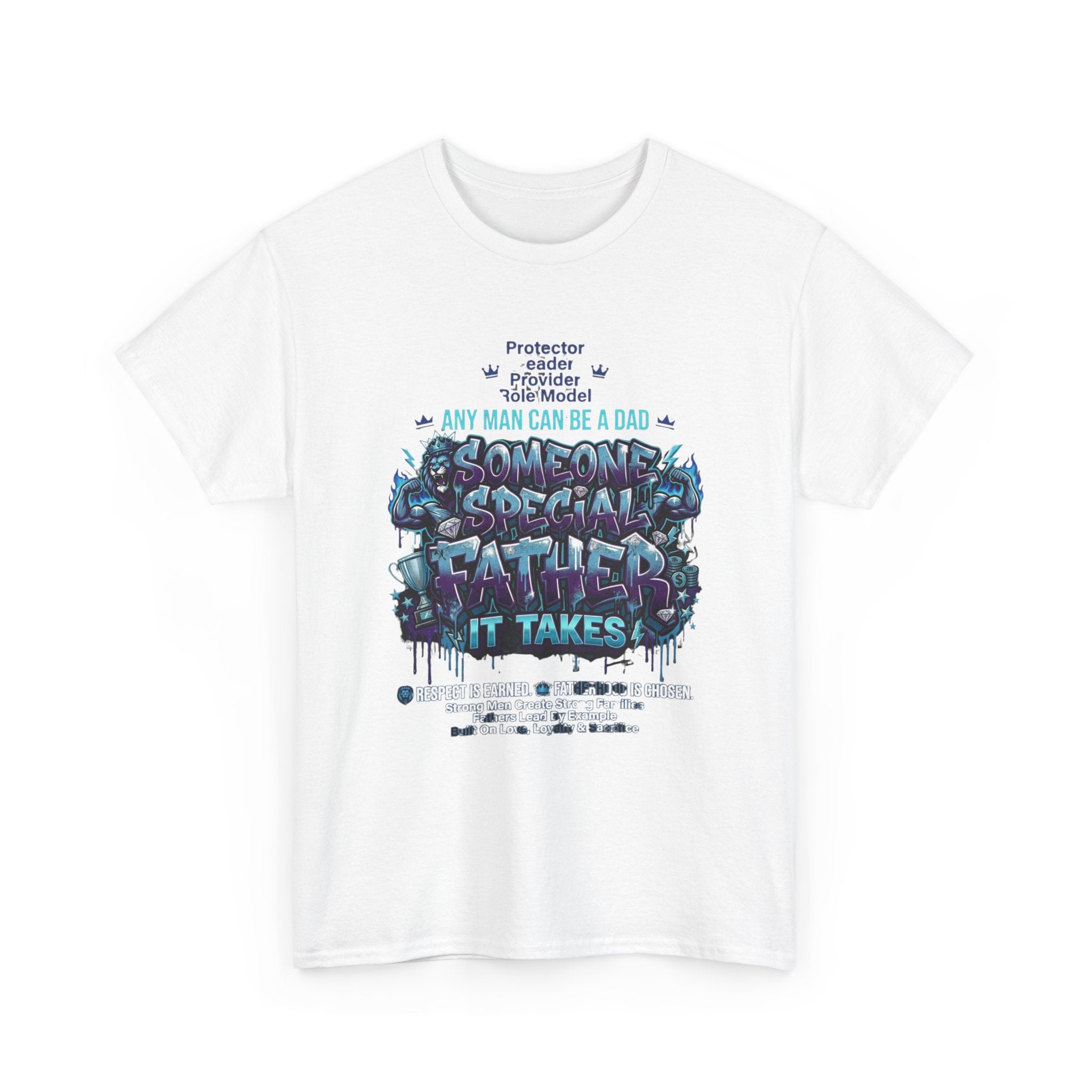 Special Father Tee — 'Any Man Can Be A Dad' Father's Day Graphic Shirt