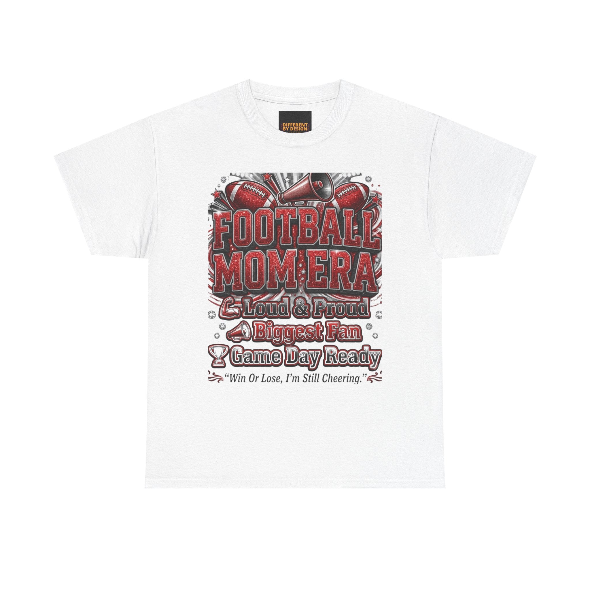 Football Mom Era T‑Shirt — Proud Mom, Biggest Fan, Game Day Ready Tee
