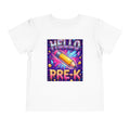 Hello Pre-K Toddler Tee - Bright Pencil Back to School Shirt