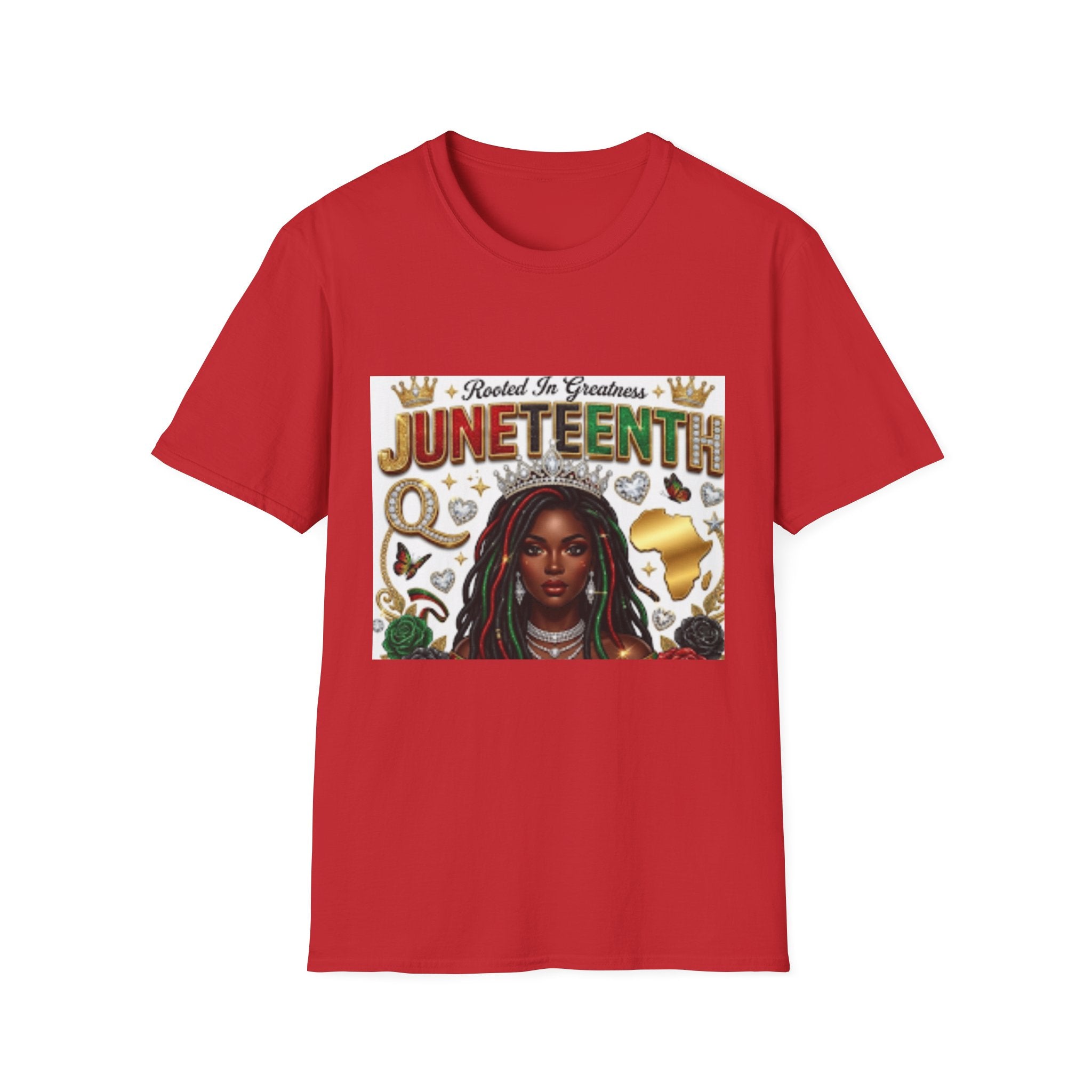 Juneteenth T-Shirt — "Rooted In Greatness" Celebration Tee