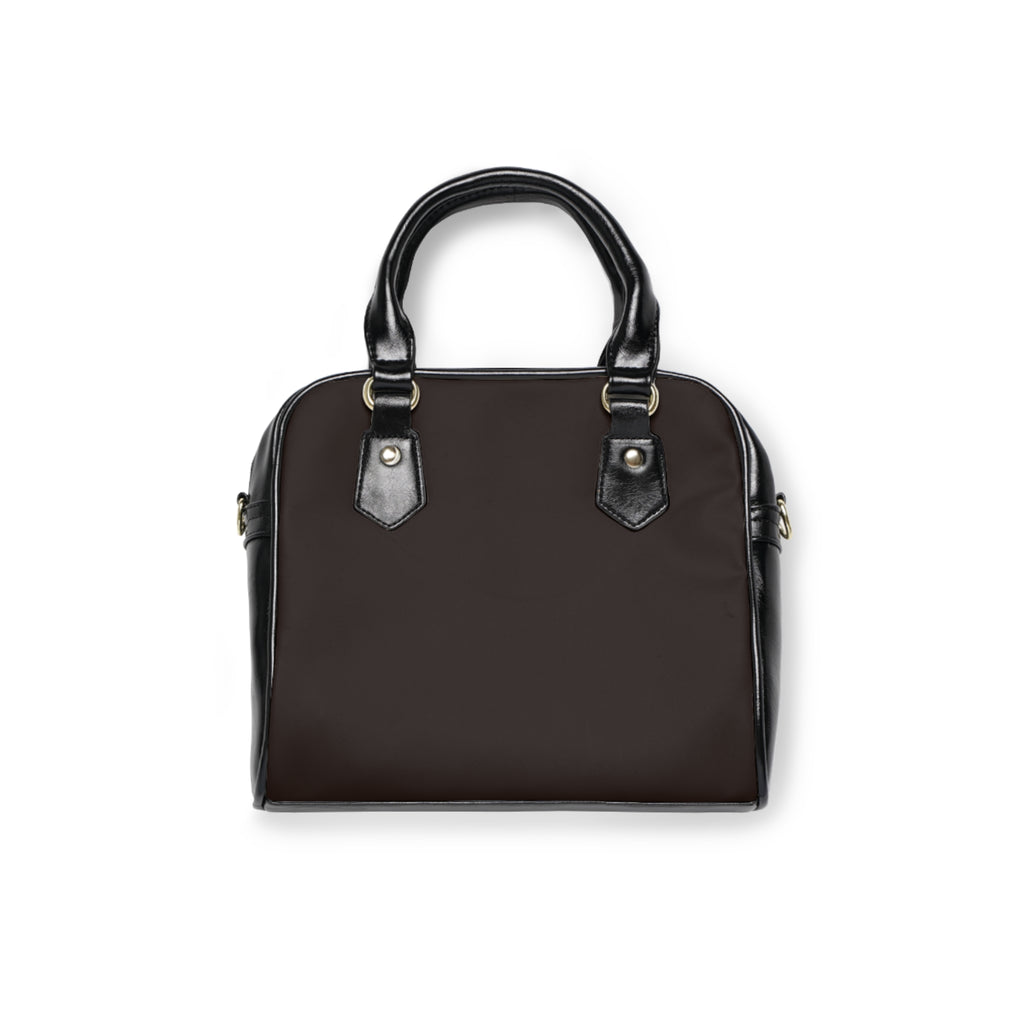 Shoulder Handbag — "Crowned & Unbothered" Embellished Statement Purse