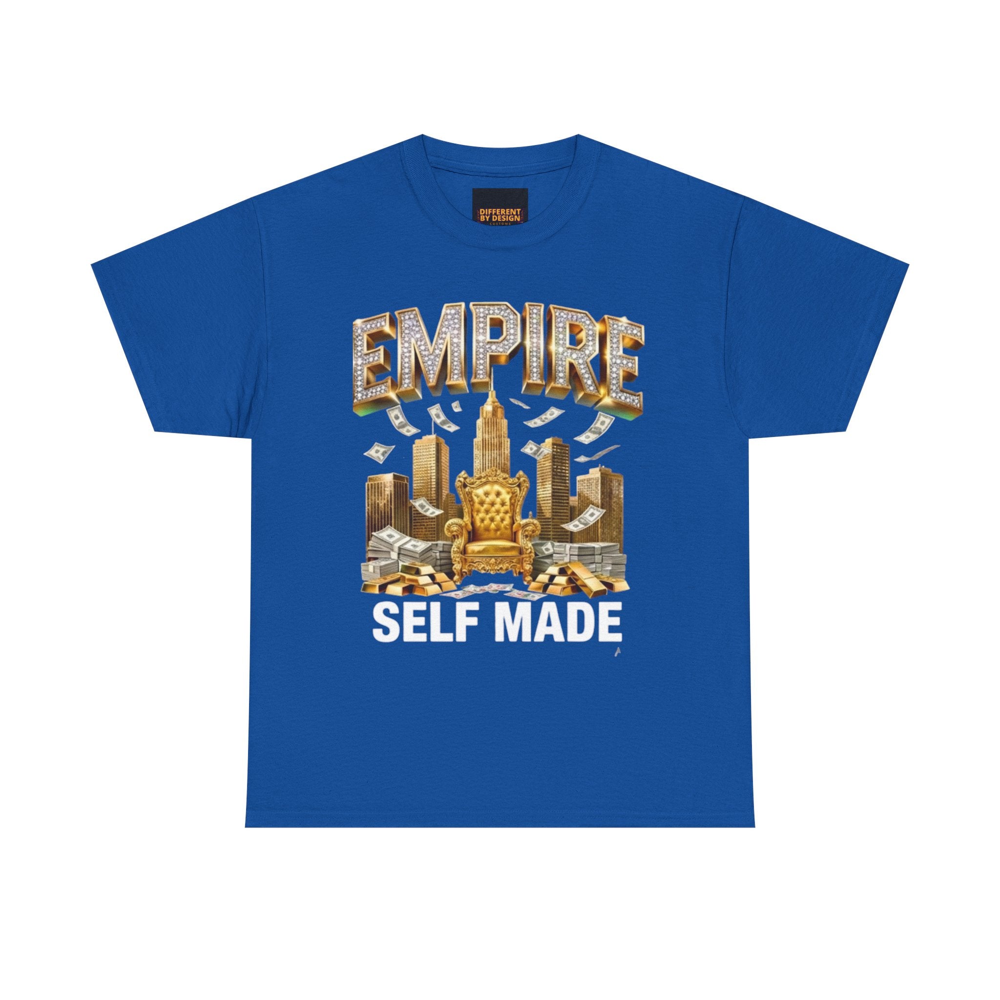 Empire Skyline T-Shirt — Gold Throne City Graphic Tee