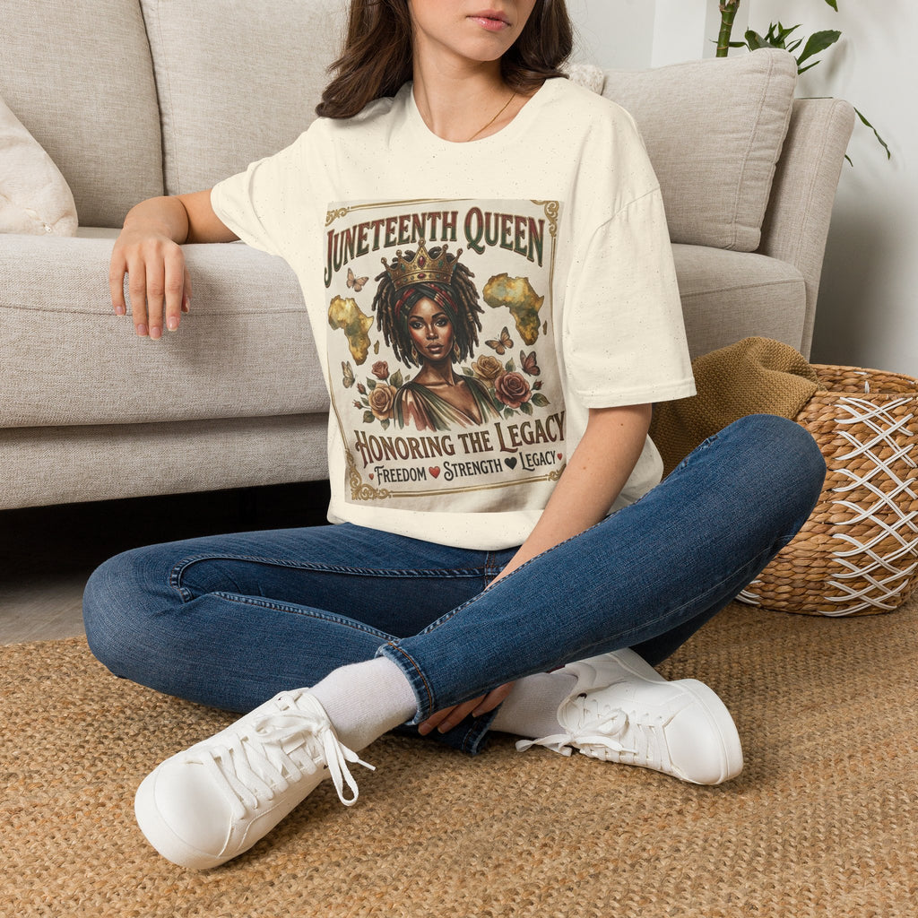 Juneteenth Queen T-Shirt — Honoring the Legacy: Freedom, Strength & Unity