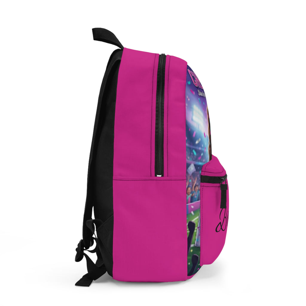 Cheer Queen Personalized Backpack — "Bridgette" Kids Cheerleader Bag