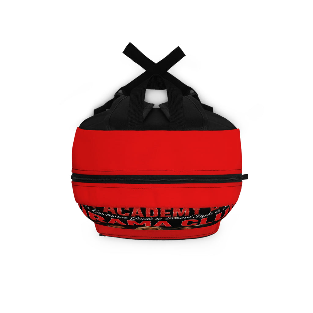 Drama Club Backpack — Personalized "Miyya" Red School Bag