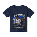 Birthday Boy Toddler T‑Shirt — Personalized 'Ty'Darius' Dino Party Shirt