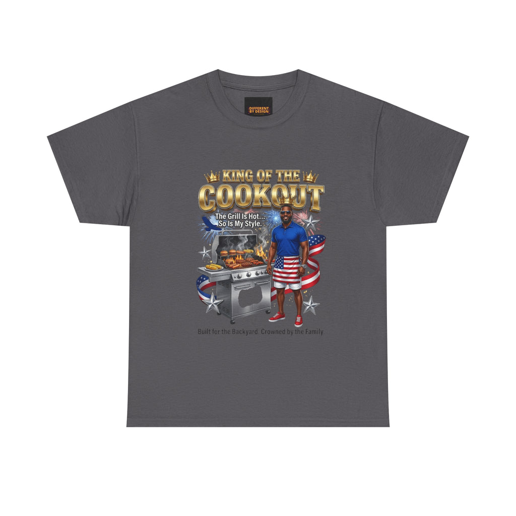 Patriotic Grill Master T‑Shirt — "King of the Cookout" BBQ Tee