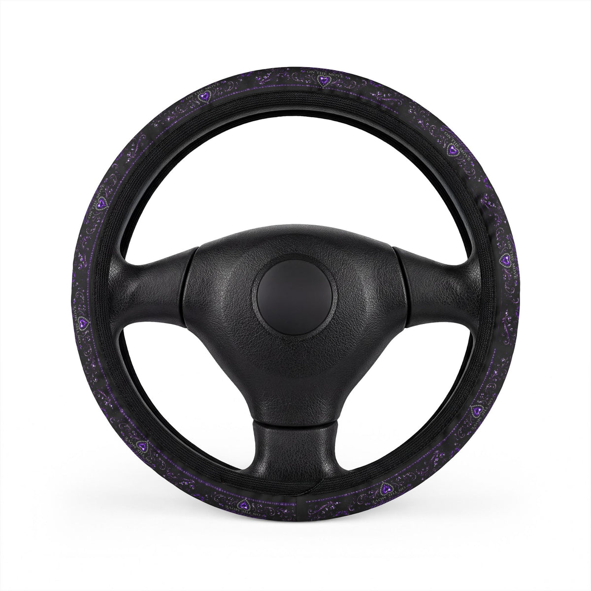 Purple Galaxy Steering Wheel Cover