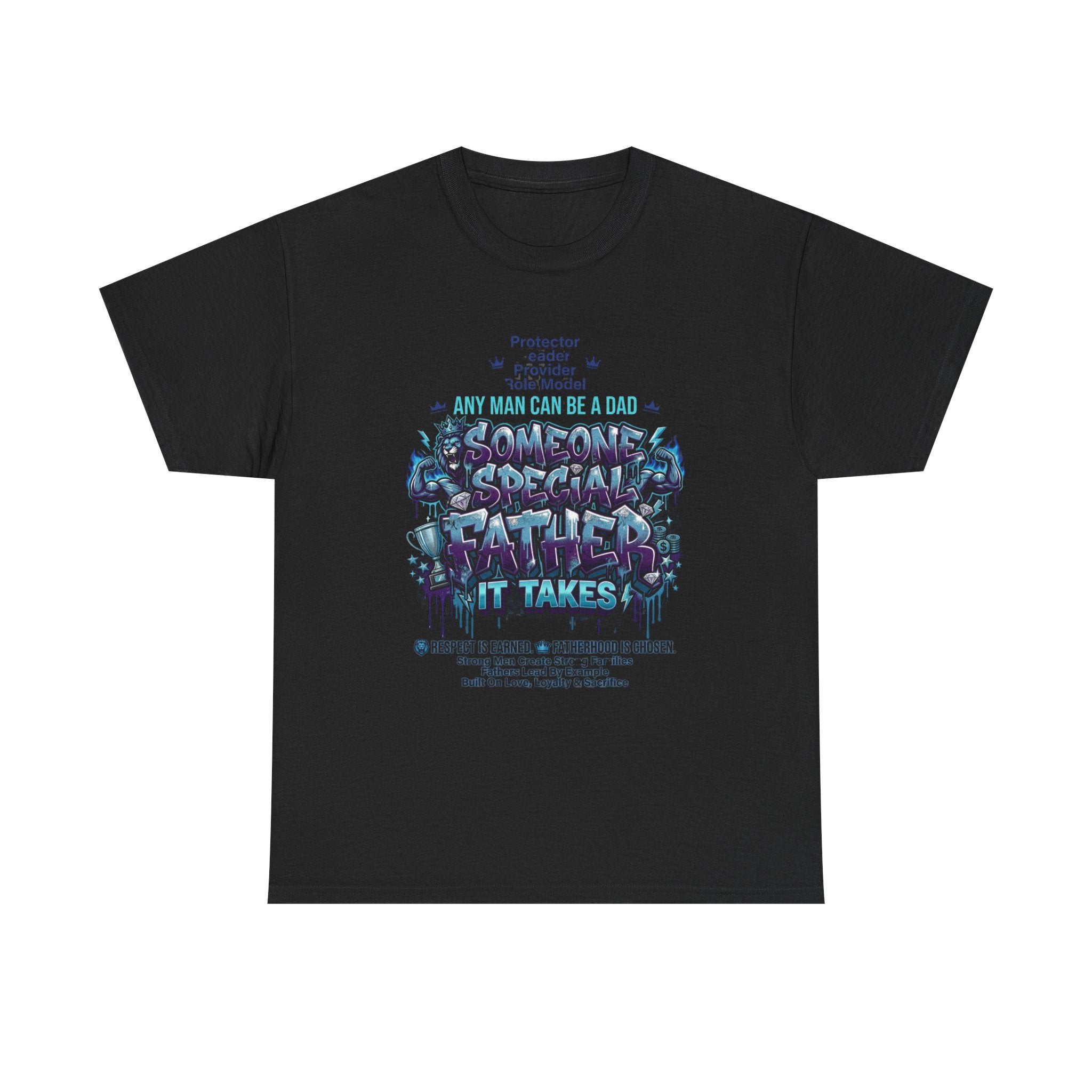 Special Father Tee — 'Any Man Can Be A Dad' Father's Day Graphic Shirt