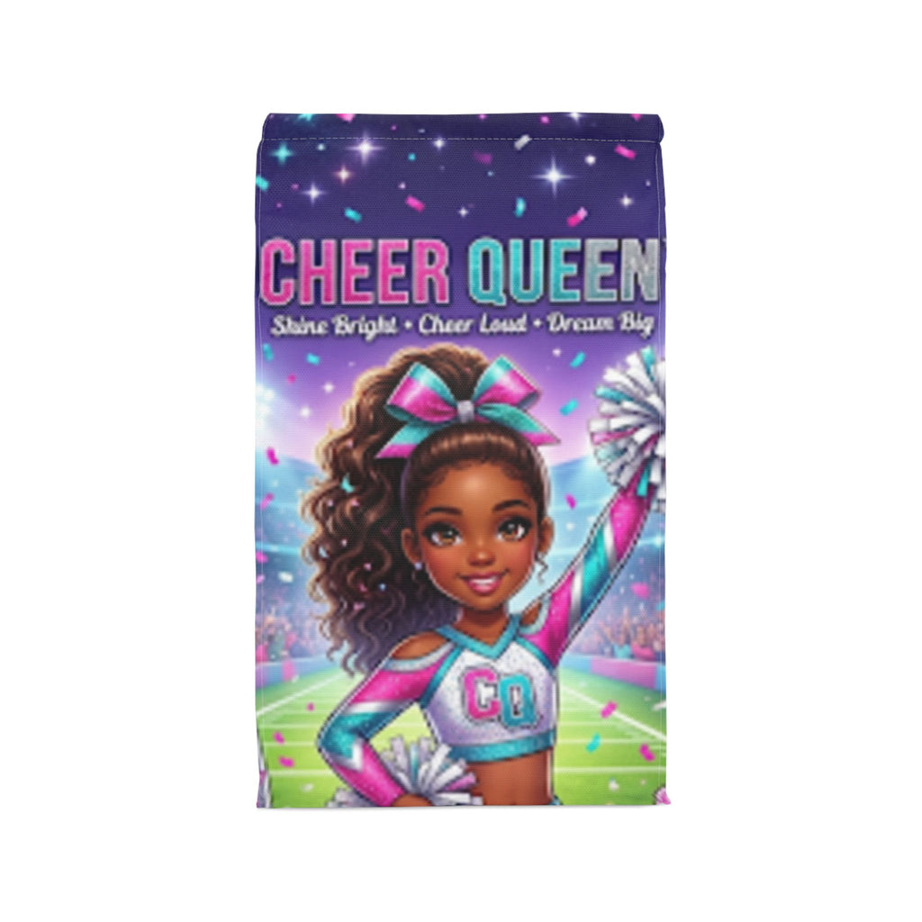 Cheer Queen Lunch Bag — Kids Cheerleader Insulated Polyester Tote