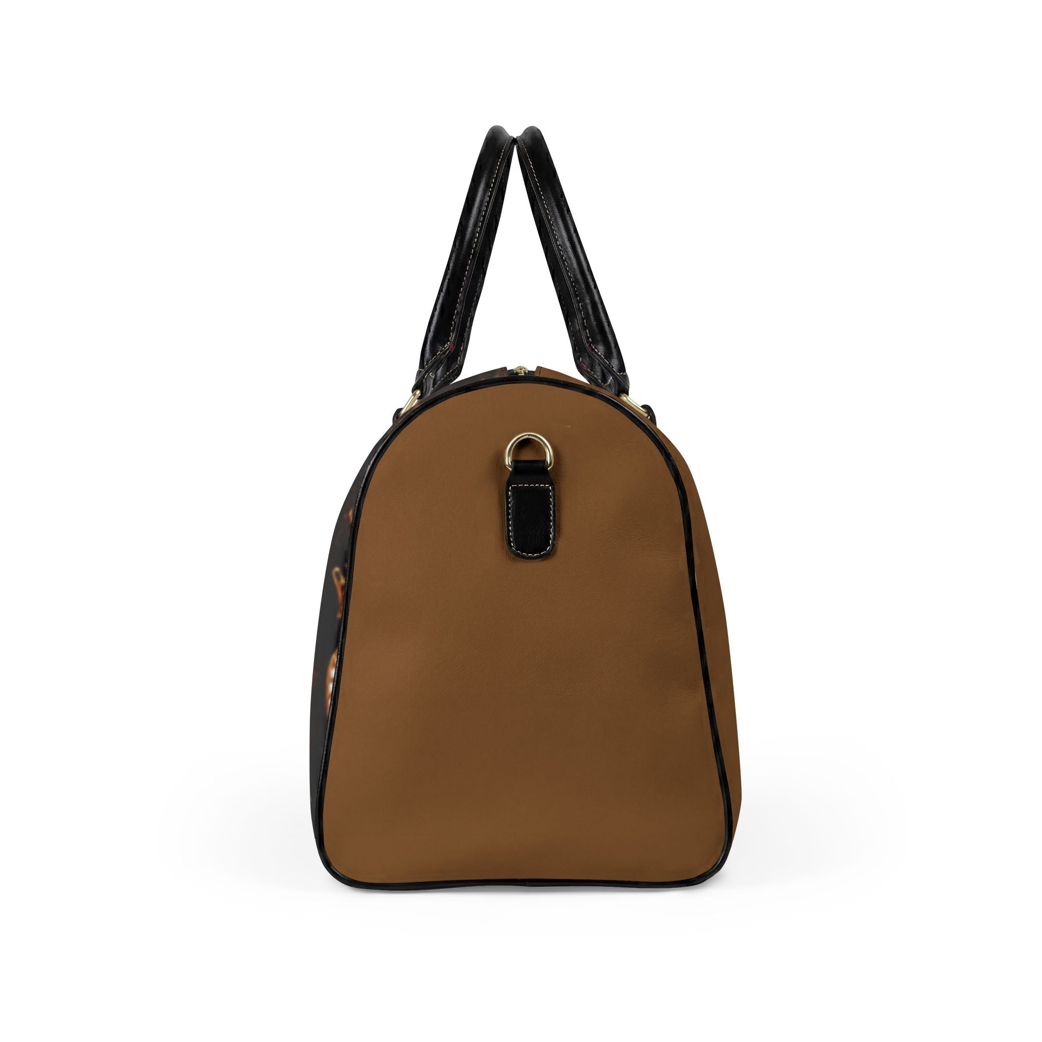 Boss Moves Only Faux Leather Travel Bag — Stylish Weekend Duffel for Ambitious Women