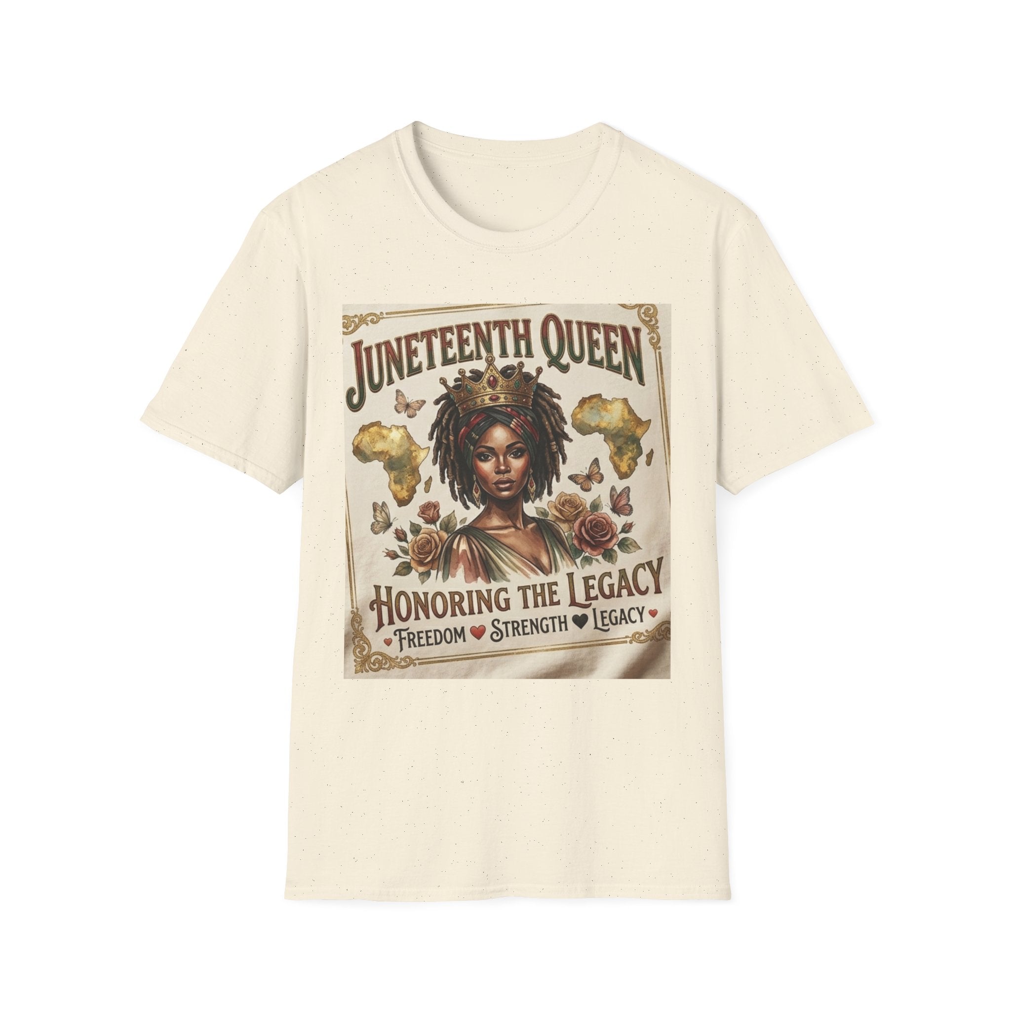 Juneteenth Queen T-Shirt — Honoring the Legacy: Freedom, Strength & Unity