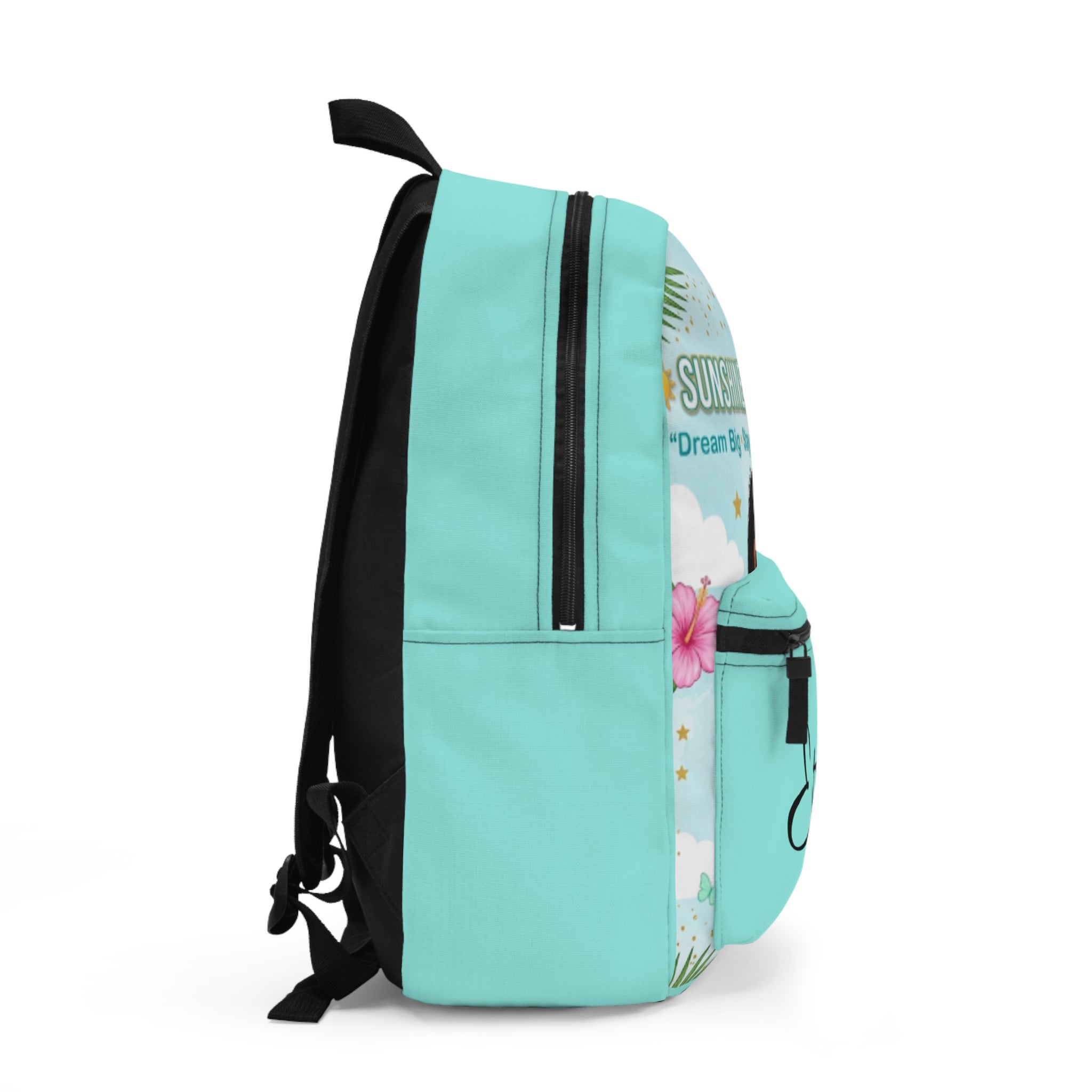 Personalized 'Sunshine State of Mind' Backpack — Custom Name School Bag