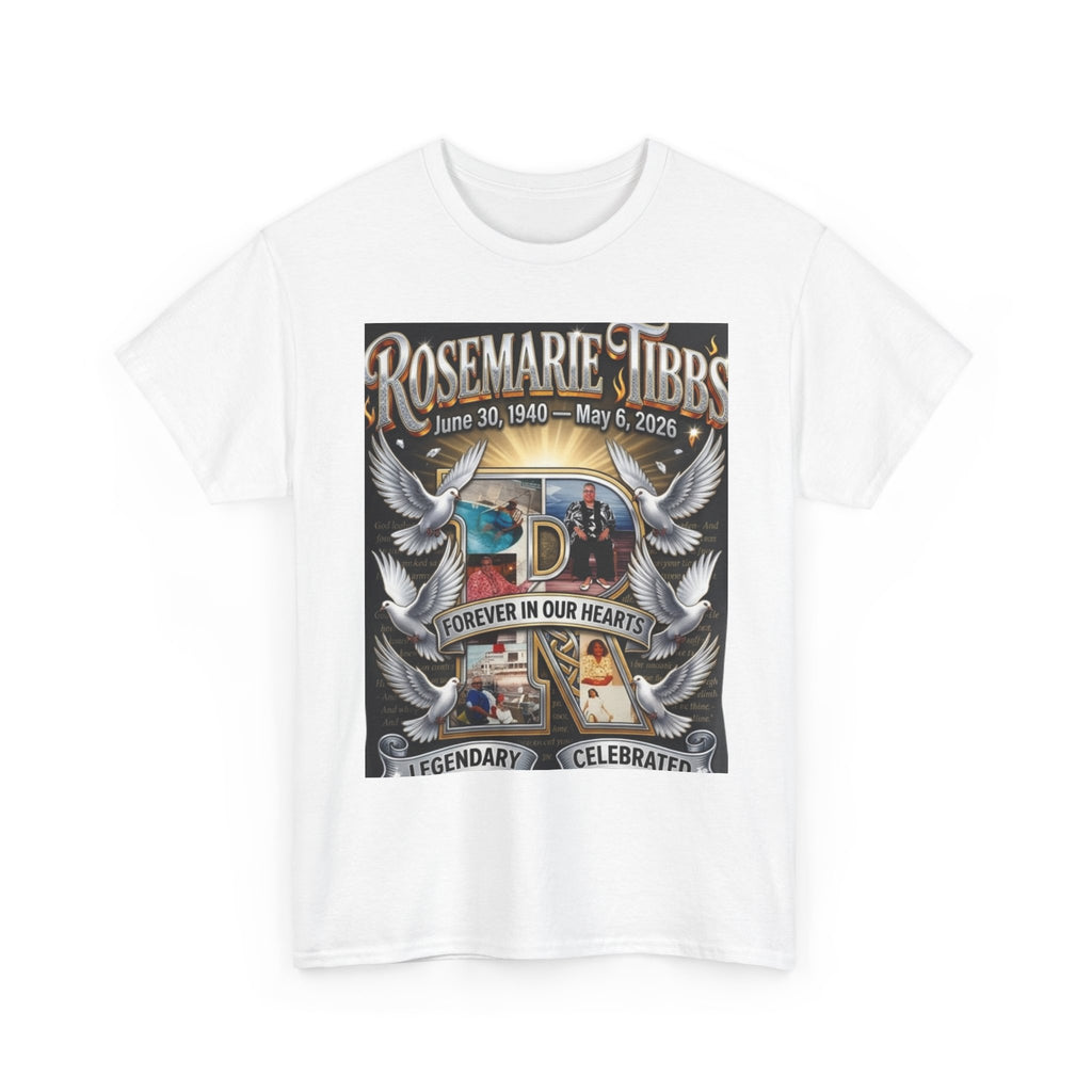 Rosemare Tibbs Memorial T‑Shirt — Forever In Our Hearts Tribute Tee