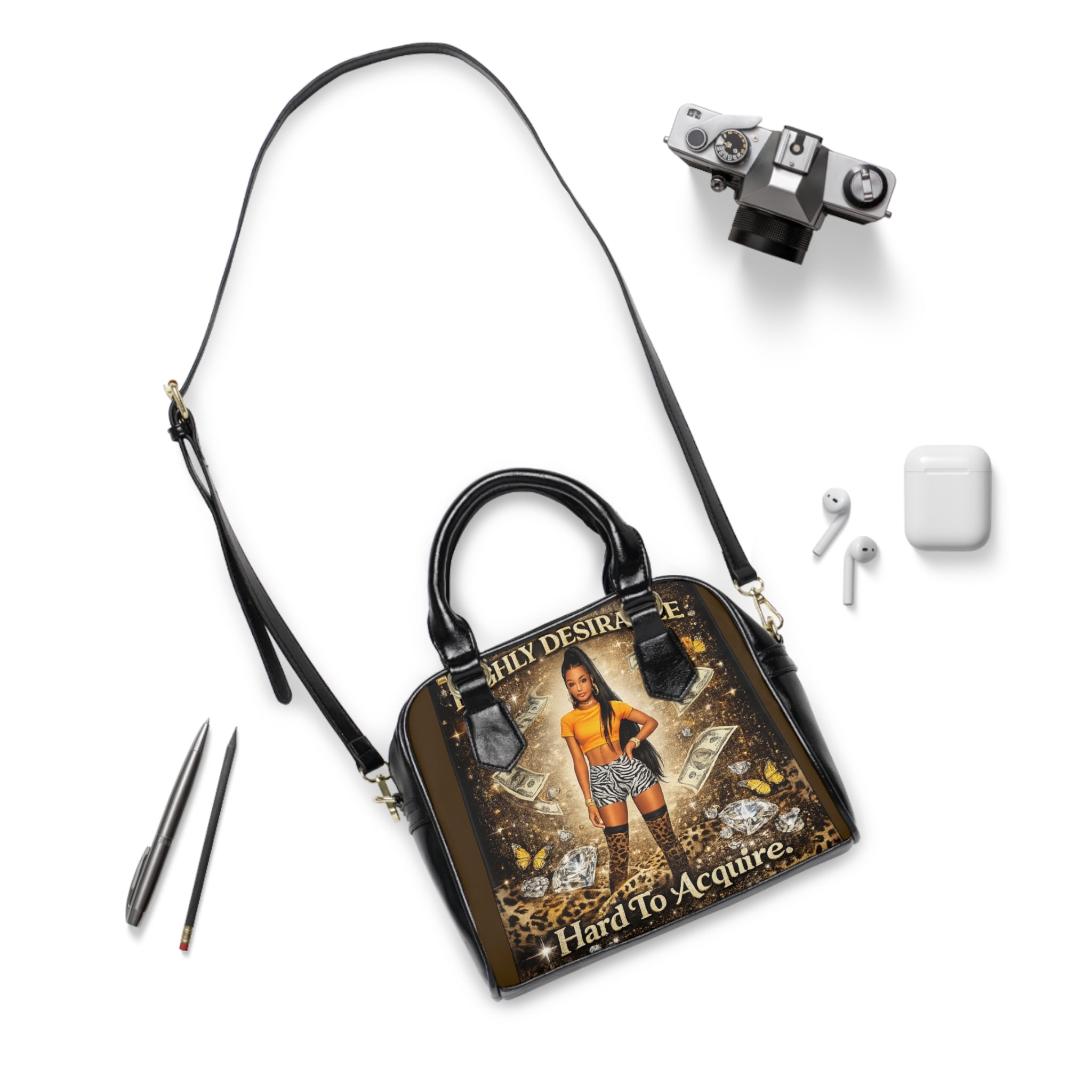 Shoulder Handbag — "Highly Desirable, Hard To Acquire" Personalized Photo Fashion Purse