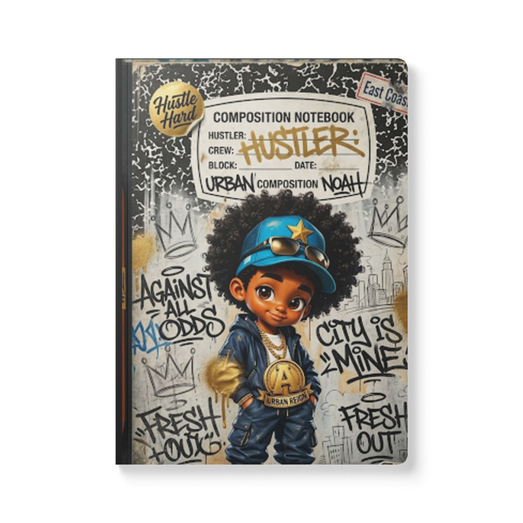Hustler Kids Graffiti Softcover Journal — Urban Composition Notebook