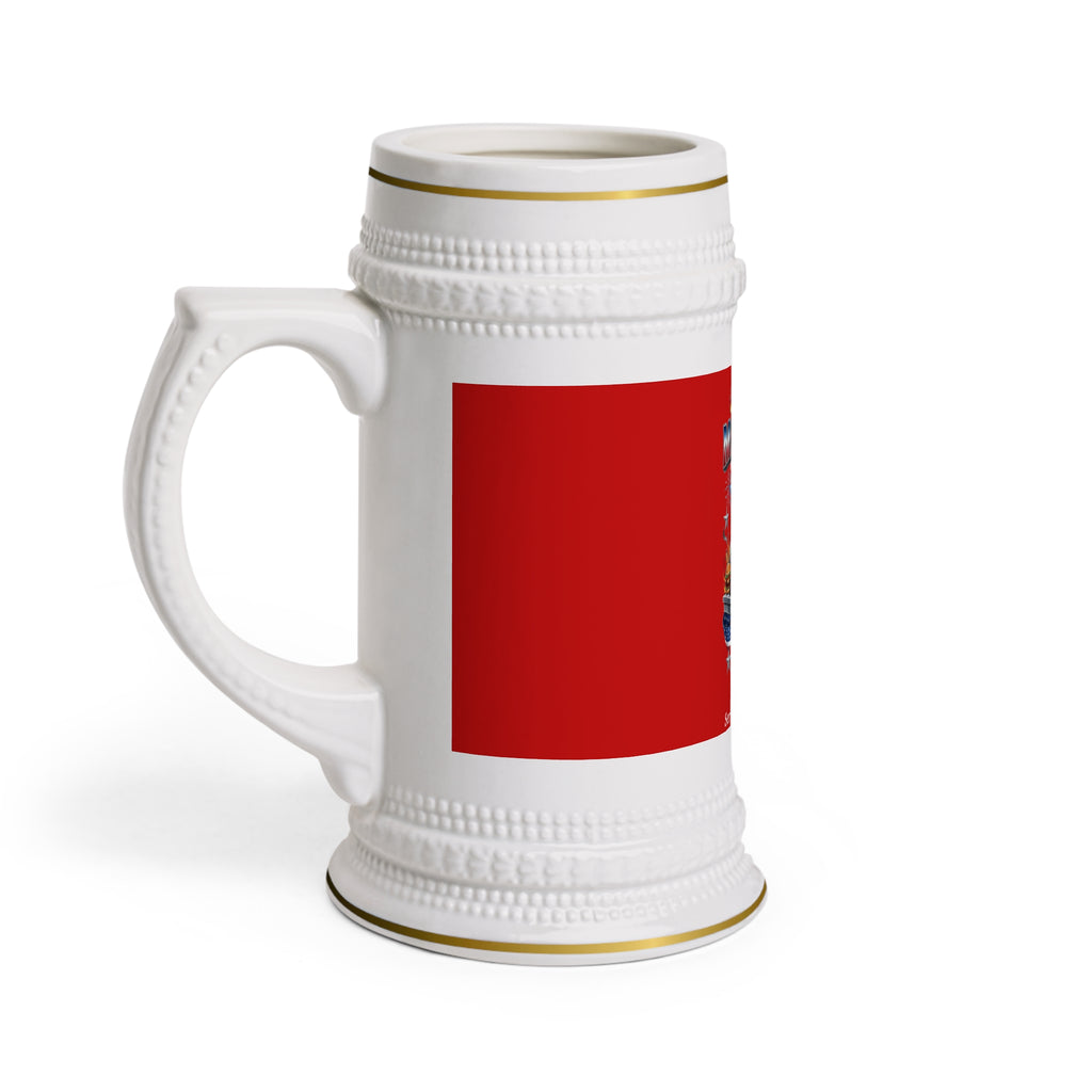 Grill Master Mode Beer Stein Mug — 'King of the Grill' BBQ Gift