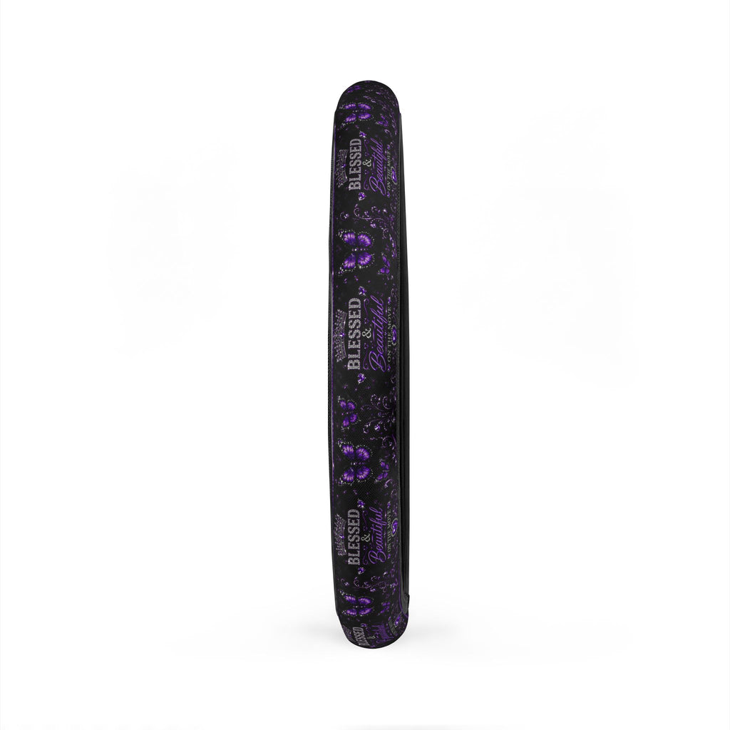 Purple Galaxy Steering Wheel Cover