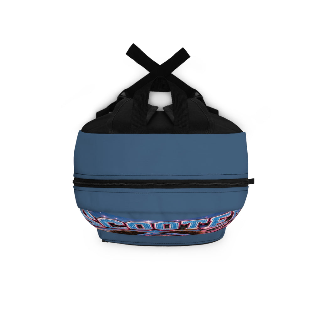 Scooter Girl Kids Backpack — Cute Butterfly Scooter Design, Back-to-School Bag for Girls