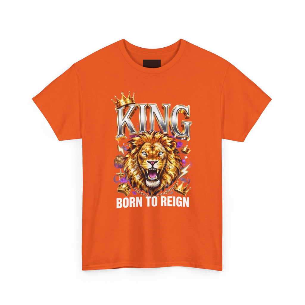 King Lion T-Shirt — Bold Crowned Lion Graphic Tee