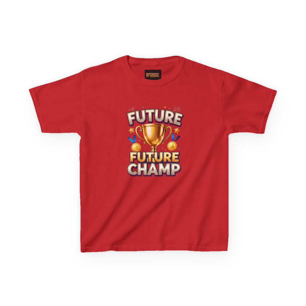 Kids 'Future Champ' Trophy T-Shirt — Motivational Sports Tee for Boys & Girls
