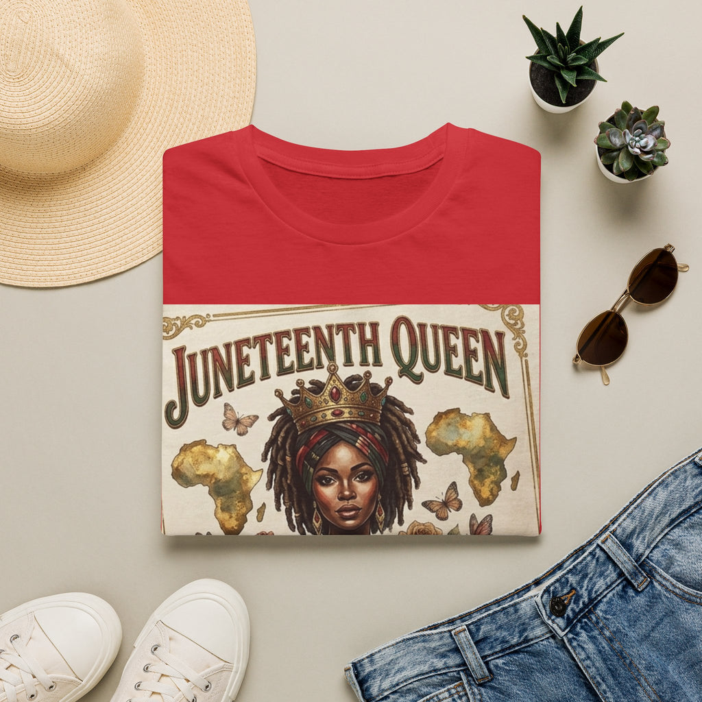 Juneteenth Queen T-Shirt — Honoring the Legacy: Freedom, Strength & Unity