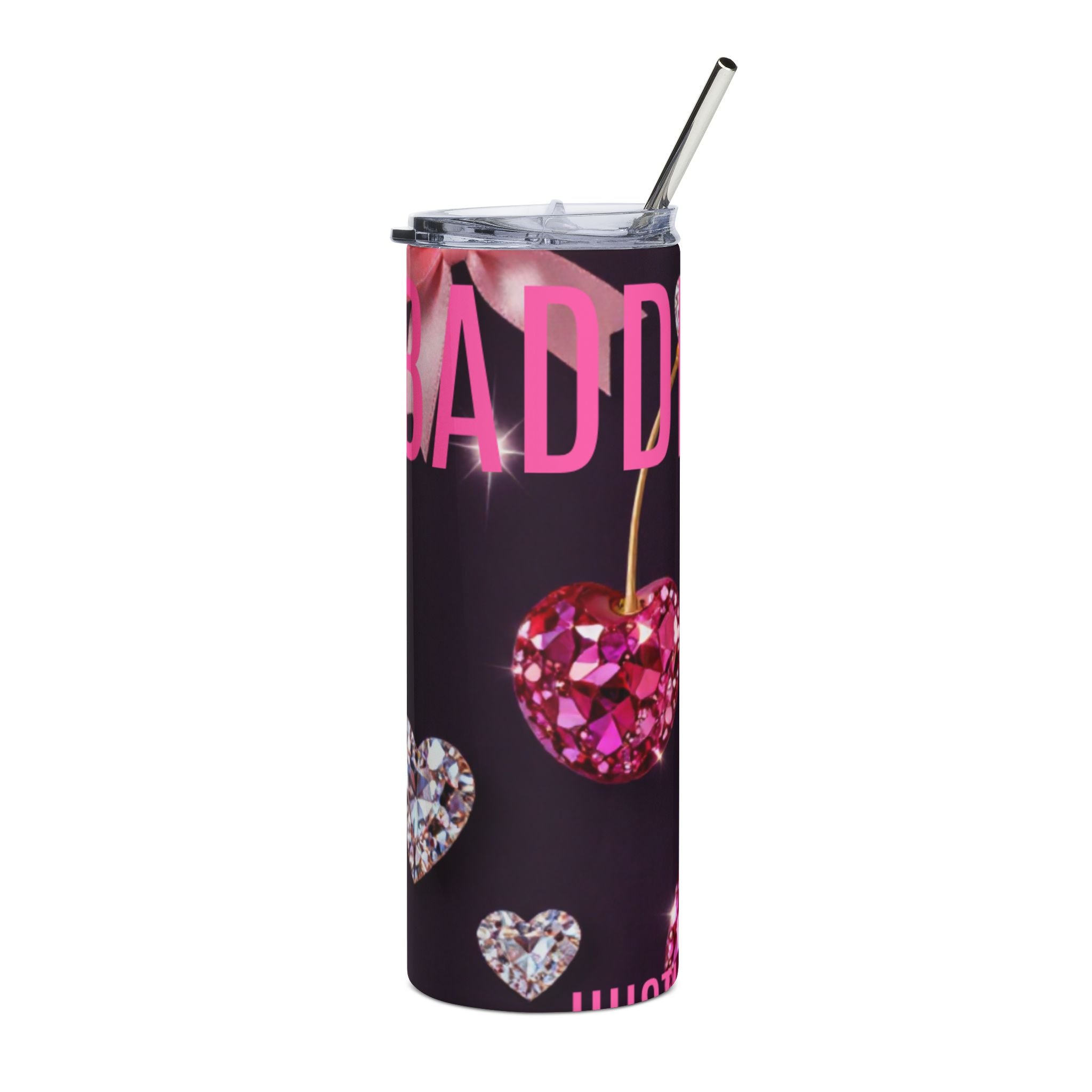 20oz Tumbler — Sparkling Heart 'Daddy I Love You' Stainless Steel Travel Cup