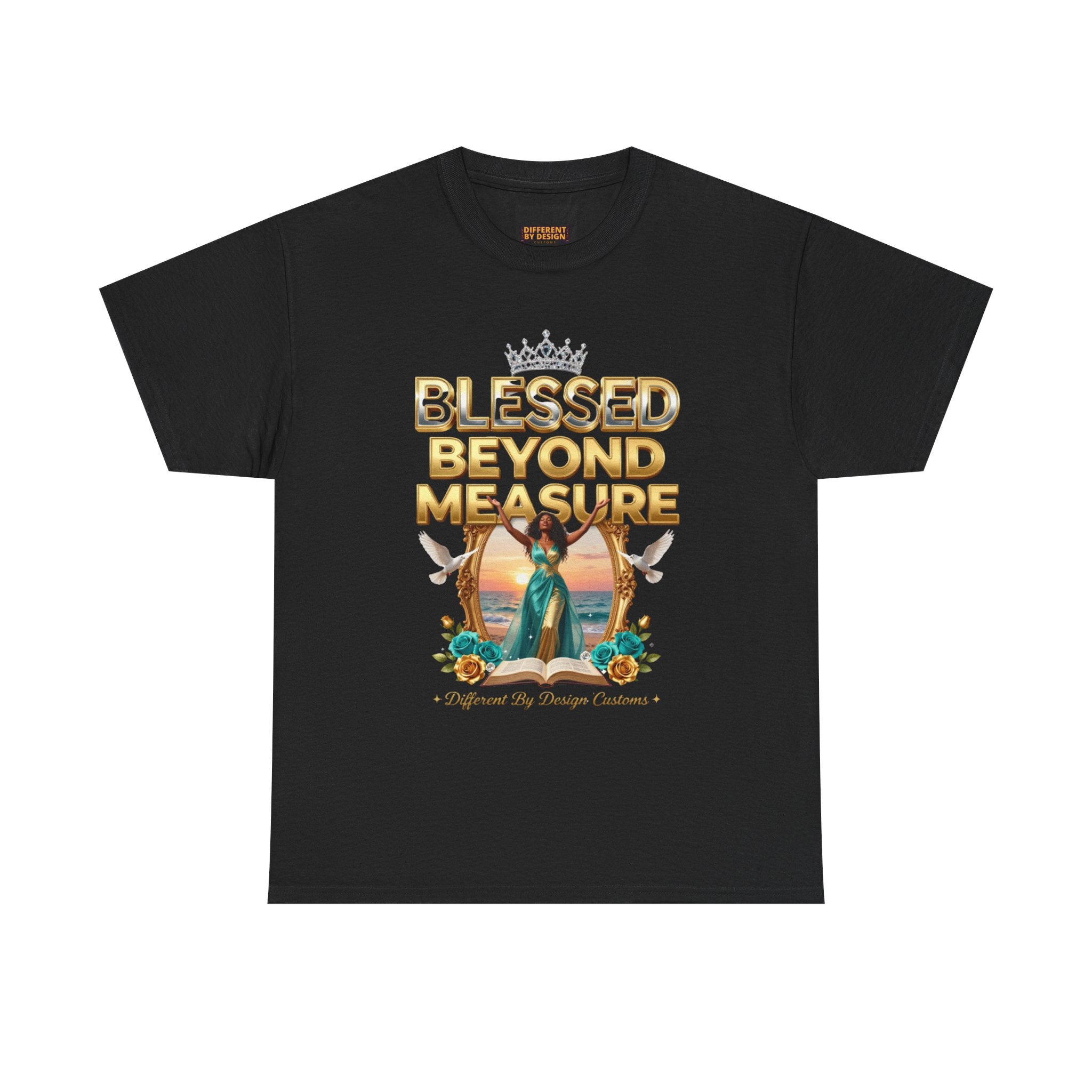 Blessed Beyond Measure Tee — Religious Faith Graphic T-Shirt